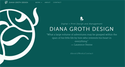 Desktop Screenshot of dianagrothdesign.com
